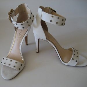 Jessica Simpson strappy heels 10